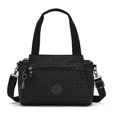 Kipling Elysia Printed Schoudertassen Zwart | NL 1808PJ